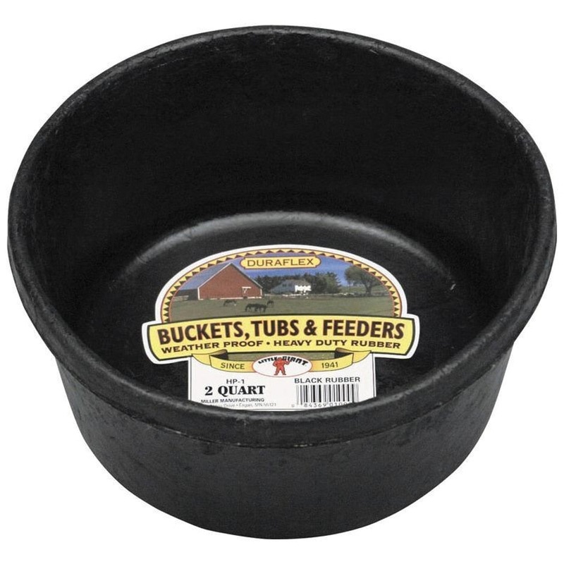 Miller Little Giant Rubber Feed Pan 8 Quart
