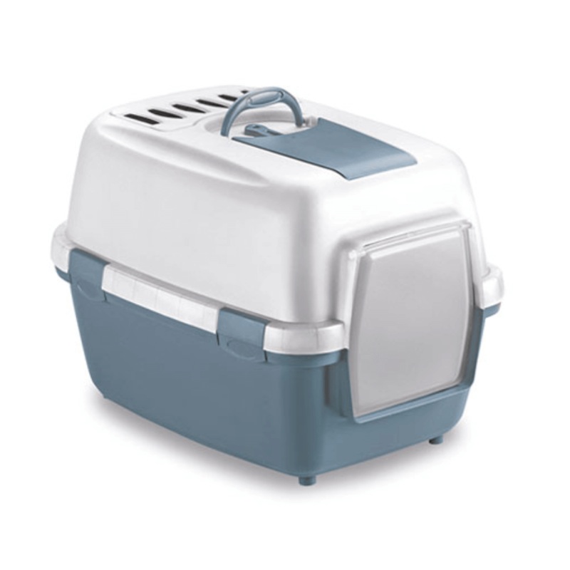 Stefanplast – Wiva Cat – Steel Blue 55x40x40h cm