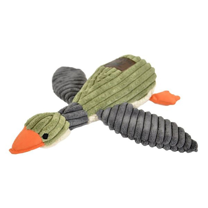 Tall Tails Duck With Squeaker Sage & Cream 5″ Dog Toy