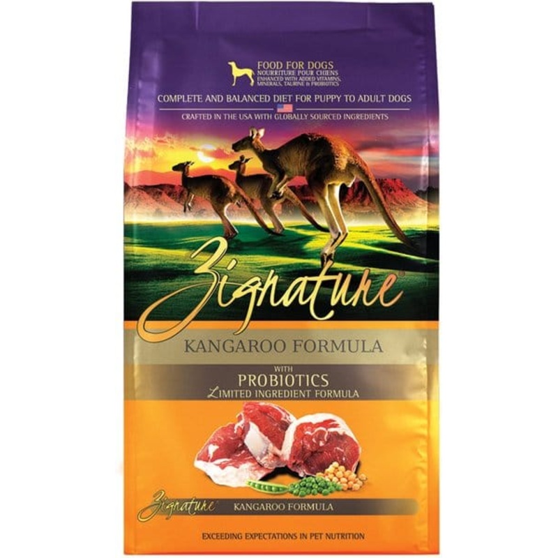 Zignature Grain Free Limited Ingredient Kangaroo Formula 4 lb