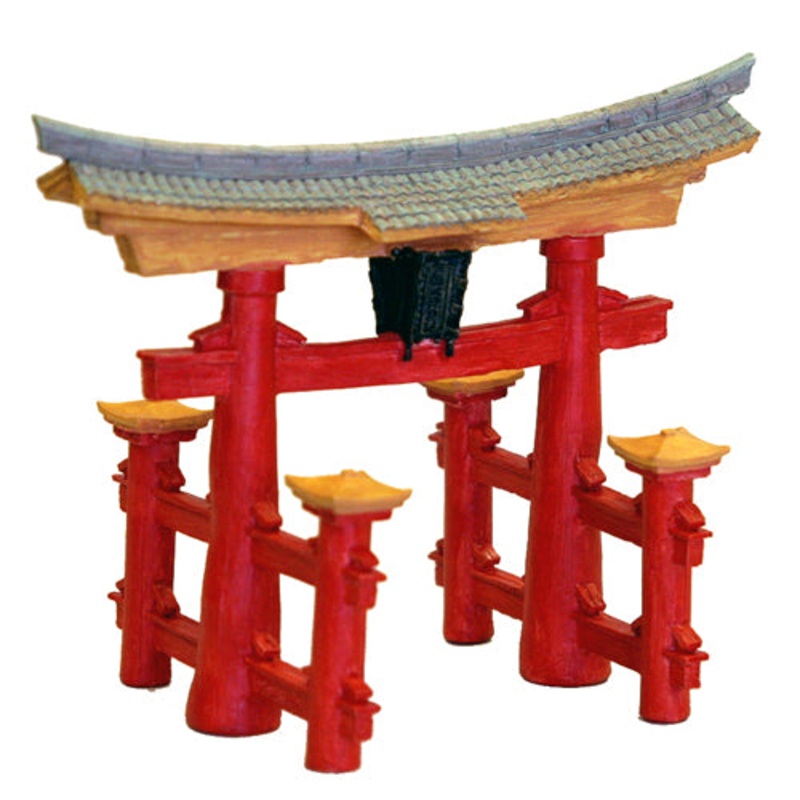 Blue Ribbon Japanese Torii Gate 7 x 4.25 x 5.5″