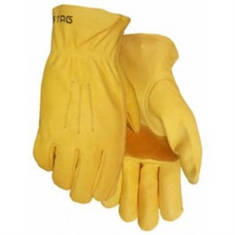 Fencing Work Gloves, Premium Gold Cowhide Leather, Men’s XL