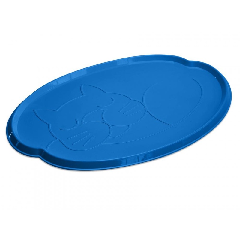 Van Ness Cat Small Dinner Mat with Rimmed Sides