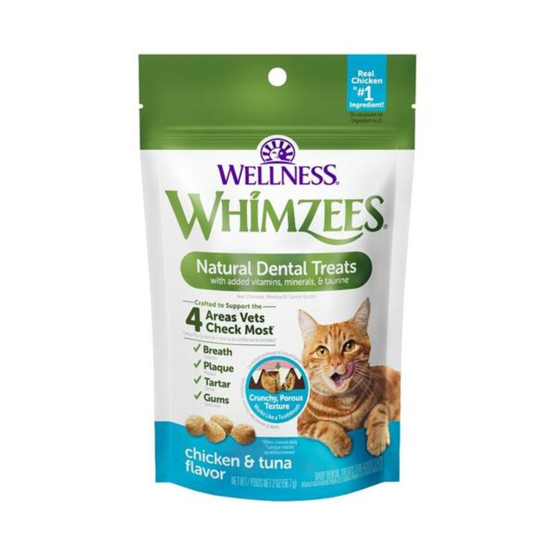 Whimzees Dental Treats Chicken & Tuna | Cat 2oz