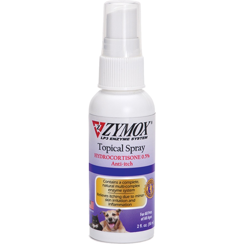 .5% Hydrocortisone Anti-Itch Topical Spray for Dogs & Cats 2oz