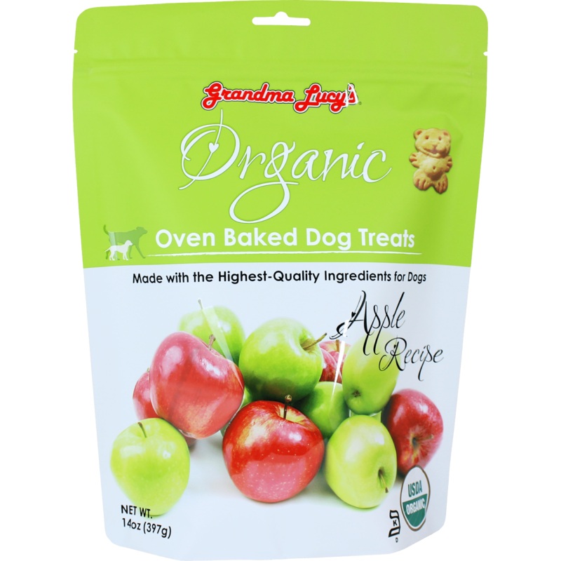Grandma Lucy’s Organic Apple Oven Baked Dog Treats 14 oz