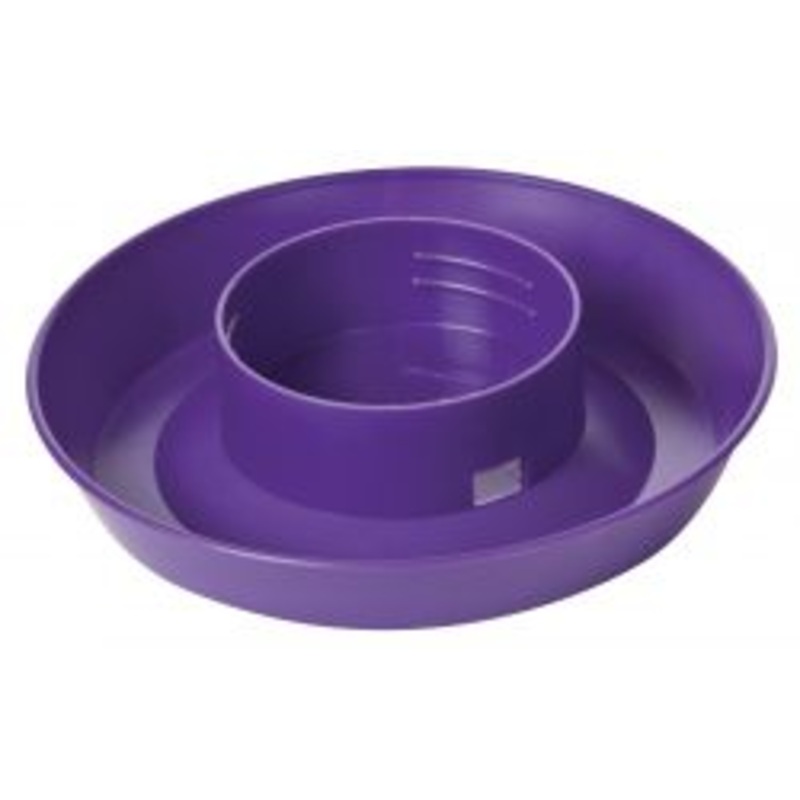 Miller 1 Quart Screw-On Poultry Waterer Base Lime Green