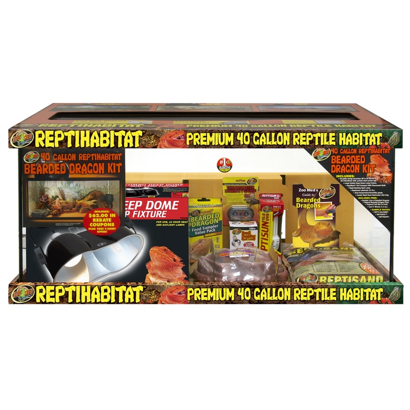 40 Gallon ReptiHabitat Bearded Dragon Kit
