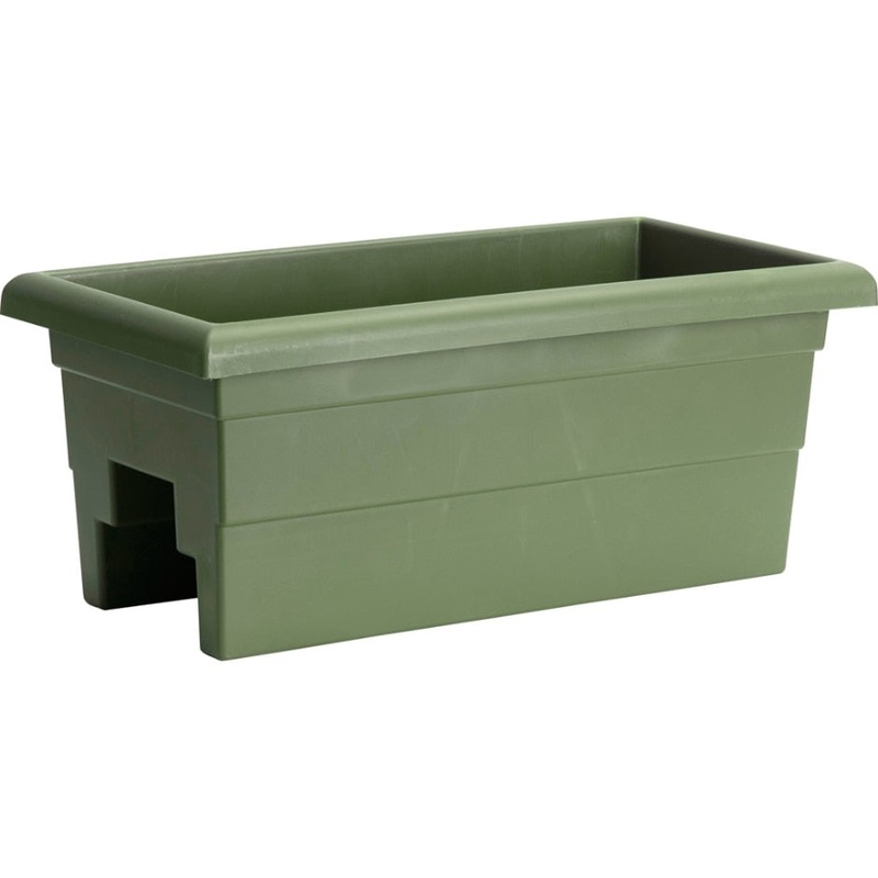 COUNTRYSIDE OVER THE RAIL PLANTER 24 INCH SAGE