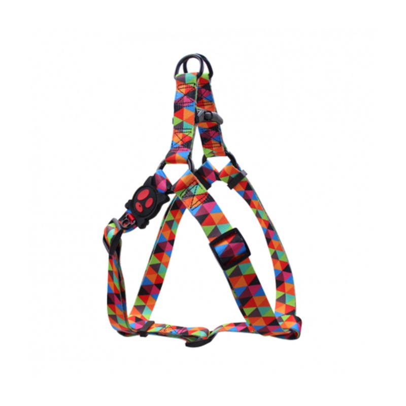 DOCO LOCO Step-In Harness (DCL202)[Size – L, Texture – Triangles]