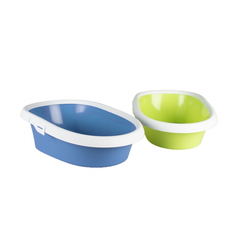 Duvo+ Litter Tray Excalibur with Rim 58x39x17cm, Mixed Colors