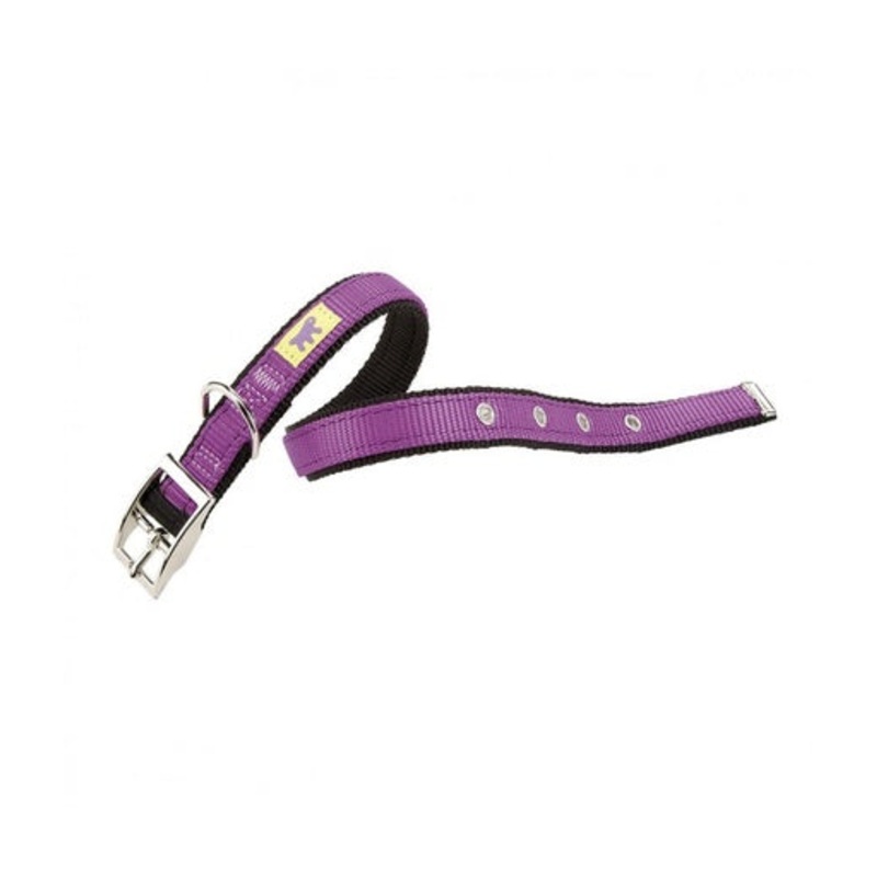 Ferplast Dual CF Collar[Color – Purple, Dimension – 35-43cm x 20mm]