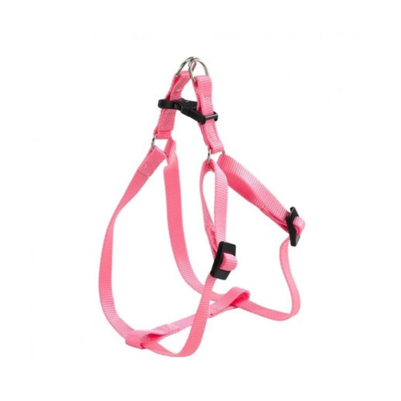 Ferplast Easy P Harness[Color – Pink, Dimension – 45-63cm x 15mm]