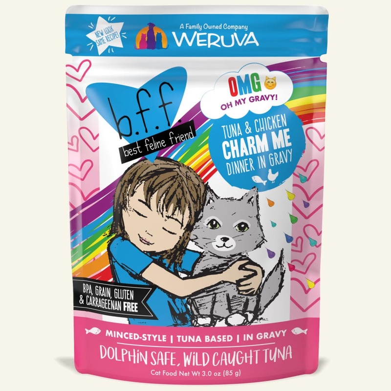 Weruva Tuna & Chicken Charm Me Tuna & Chicken Dinner in Gravy 3.0 oz Pouch
