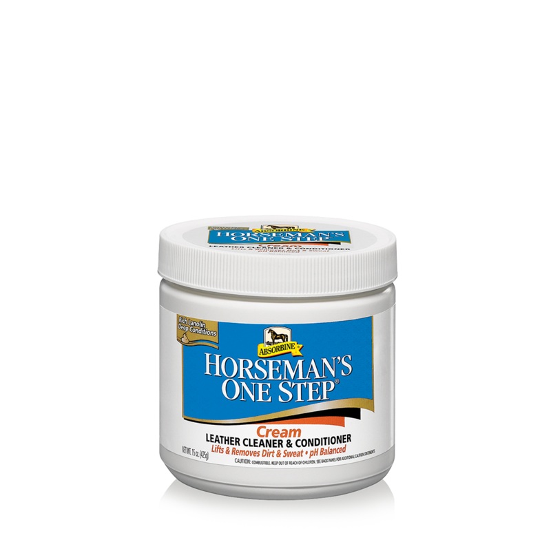 Absorbine Horsemans One Step Cream Leather Cleaner & Conditioner