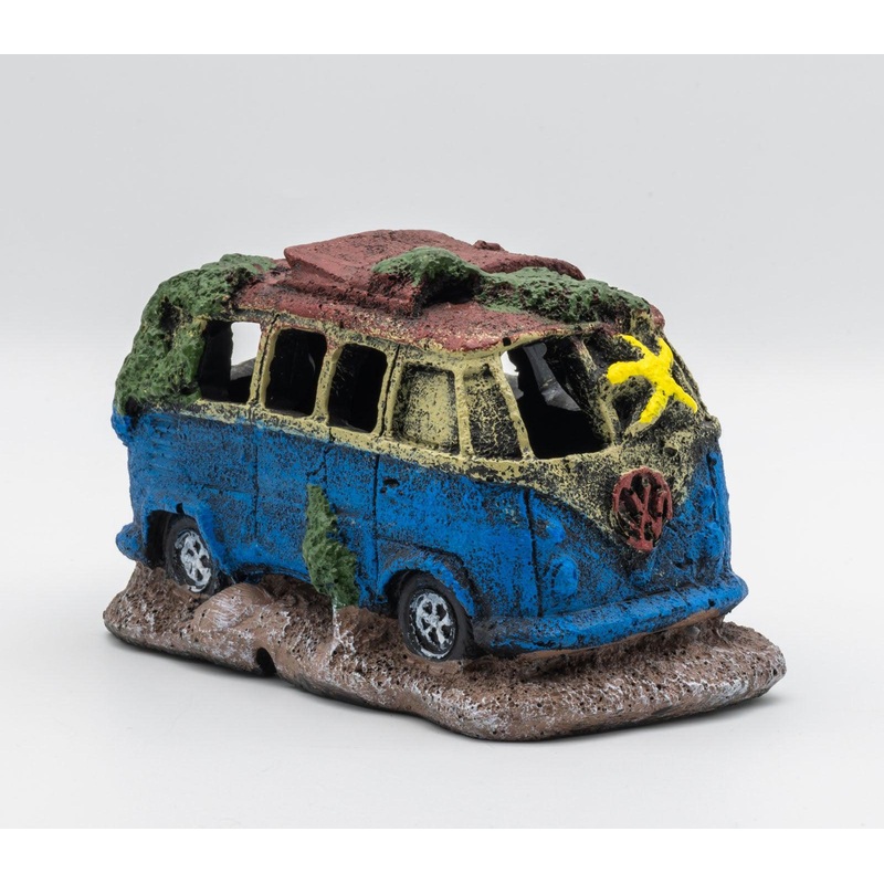 AquaSpectra Sunken Vintage Camper Van, 13cm