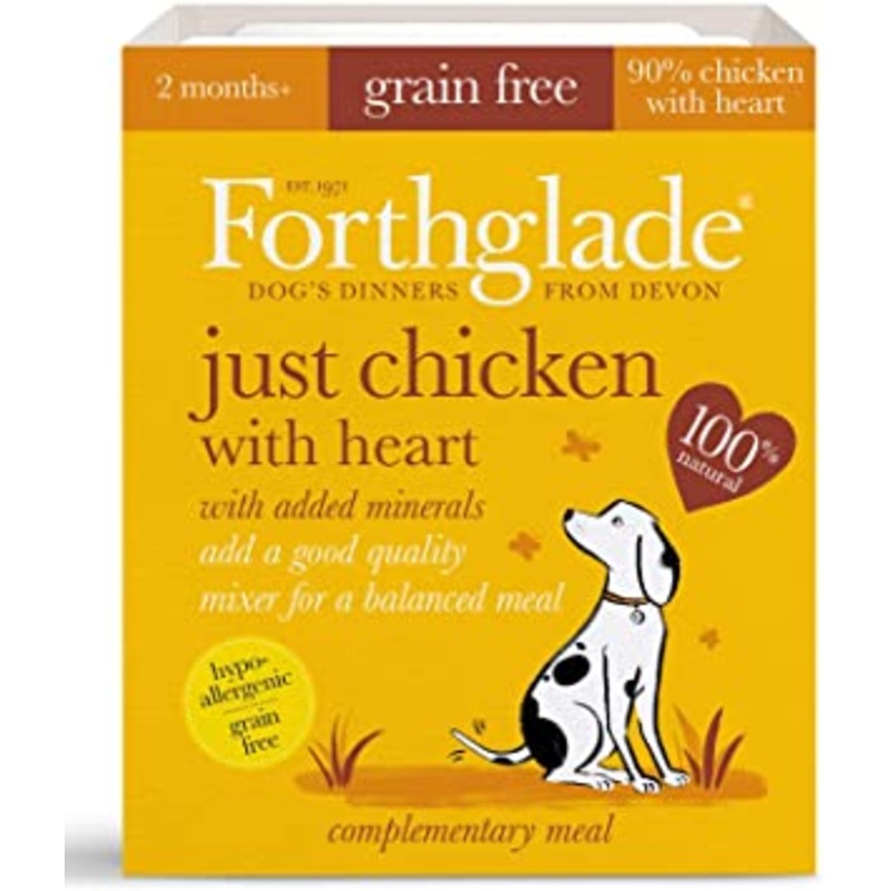 Forthglade Just Chicken And Heart Grain Free 395g