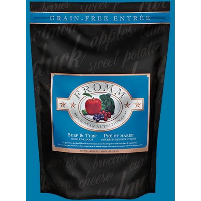 Fromm Four-Star Nutritionals Surf & Turf Food for Dogs 4 Lb