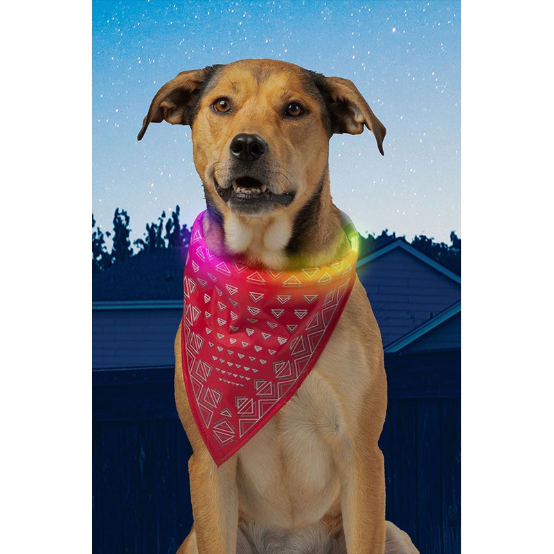 Nite Ize NiteHowl Bandana Rechargeable LED Safety Necklace