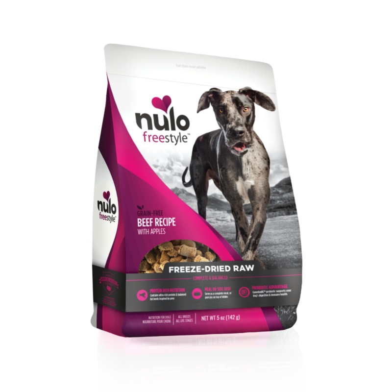 Nulo Freestyle Freeze-Dried Raw Beef with Apples 5-oz