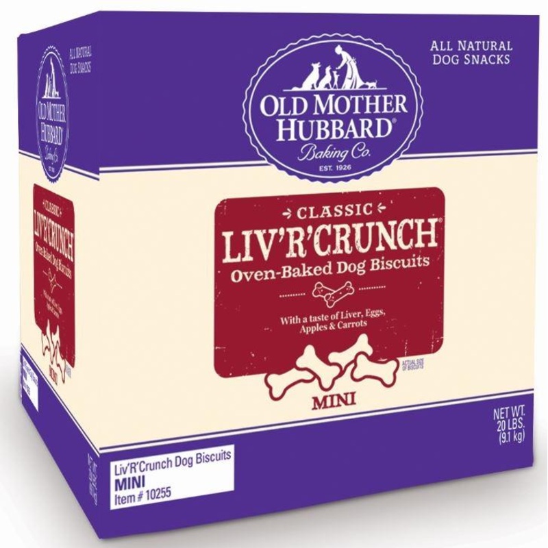 Old Mother Hubbard Bitz Crunchy Classic Liv ‘R’ Crunch Mini Biscuits Natural Dog Treats