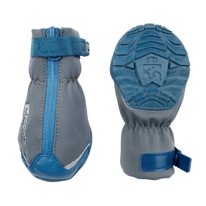 RC Pets Arctic Boot Dark Grey Arctic Blue M 2.5″ Back Paw 2.75″ Front Paw