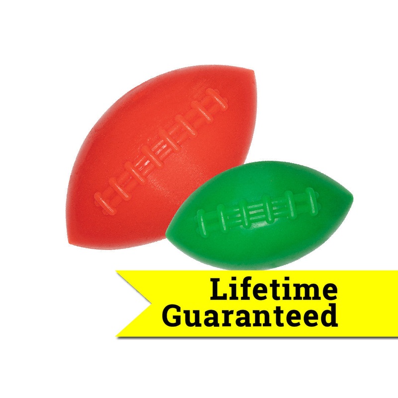 Ruff Dawg Football Rubber Retrieving Dog Toy XL 6 x 3 for dogs 40 lbs. and over.