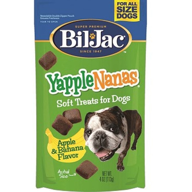 Bil-Jac Yapple Nanas Soft Dog Treats Liver/Apple/Banana
