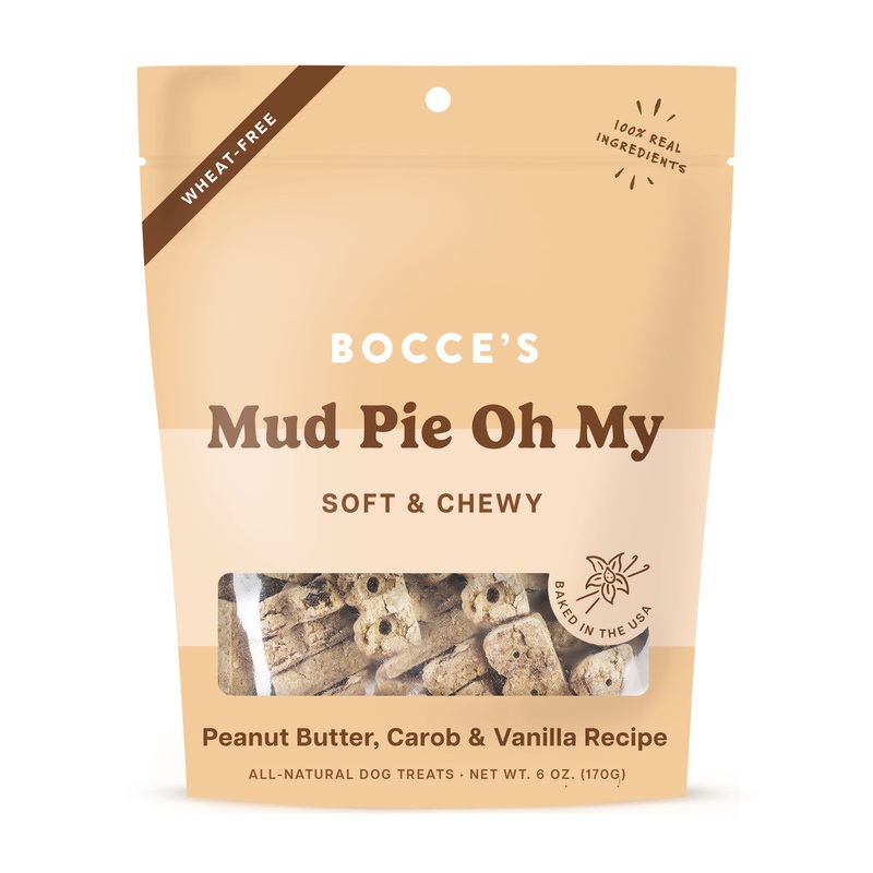 Bocce’s Bakery Mud Pie Oh My Soft & Chewy Dog Treats 6oz