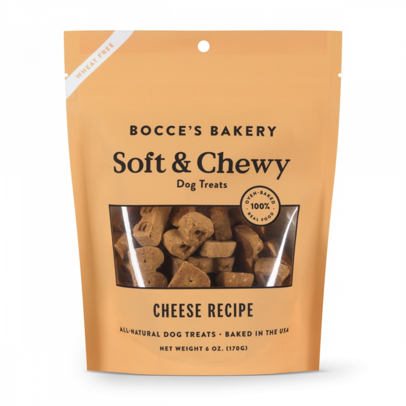Bocce’s Bakery Soft & Chewy Cheese Recipe Dog Treats