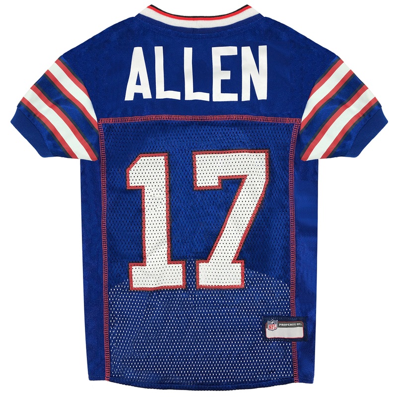 Buffalo Bills Official Team Josh Allen Pet Jersey X-SMALL