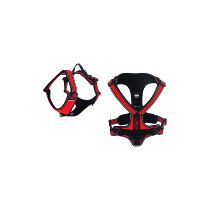 Doco Vertex Front Range Harness – 3m Reflective[Color – Maroon, Size – M]