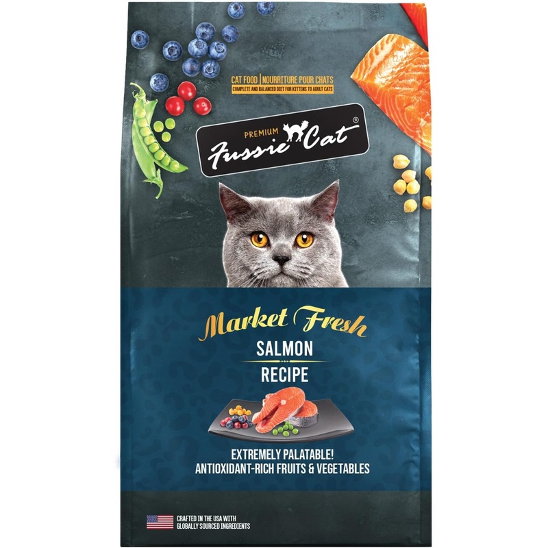 Fussie Cat Market Fresh Grain Free Salmon Recipe Dry Cat Food 3.5 lb