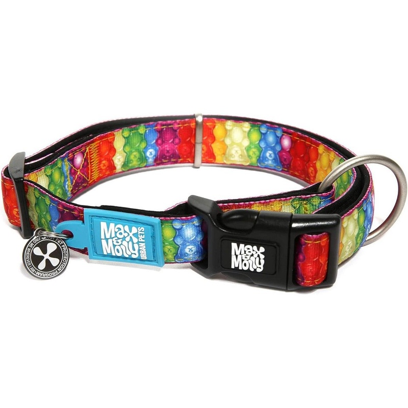 Max&Molly Smart ID Dog Collar Jelly Gummy Bears L 15-25″