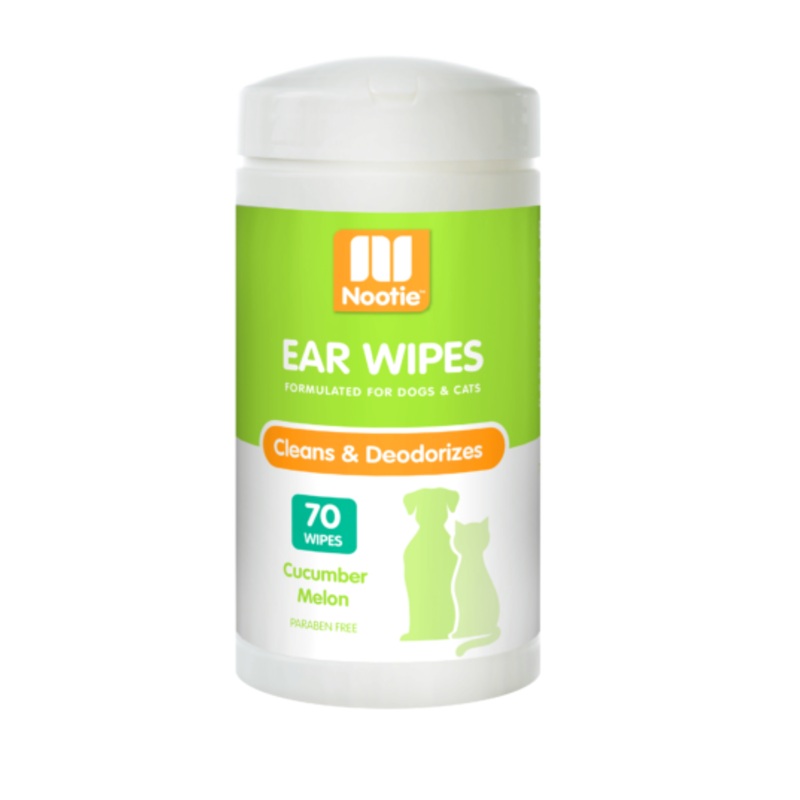 Nootie Cucumber Melon Ear Wipes For Dogs & Cats