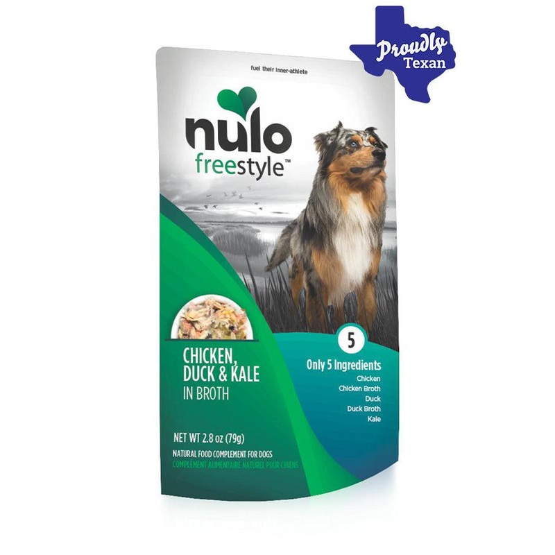 Nulo Freestyle Chicken, Duck, and Kale Meaty Topper for Dogs 2.8 oz