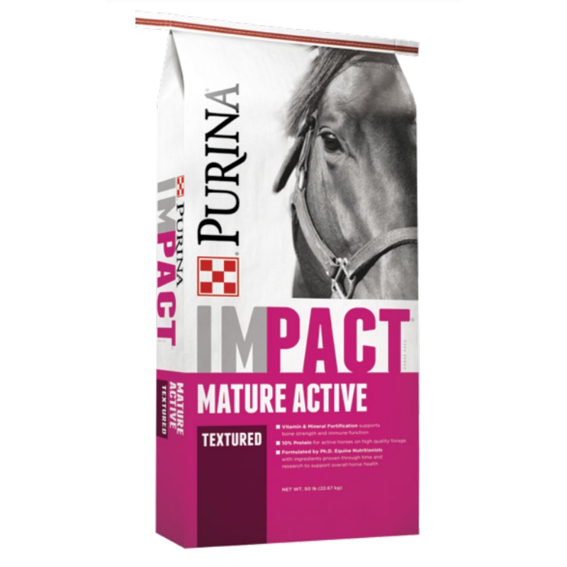 Purina  IMPACT  Mature Active Horse Feed