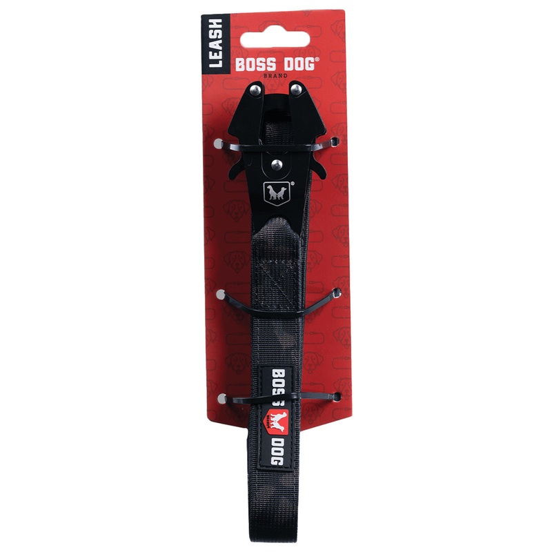 Boss Dog Tactical Black Camo 4 Ft 1.25″ Wide Dog Leash