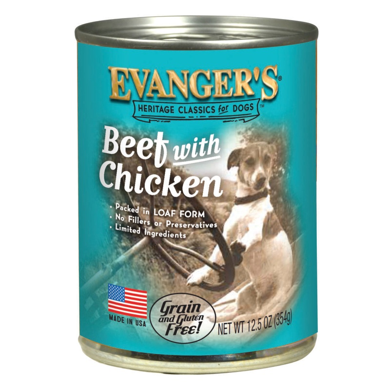 Evanger’s Heritage Classic for Dogs Beef With Chicken