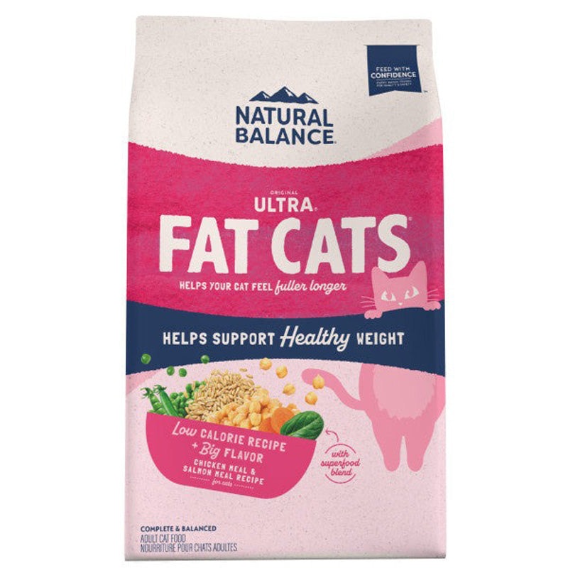 Natural Balance Fat Cats Dry Cat Food – Chicken & Salmon – 6lb Bag