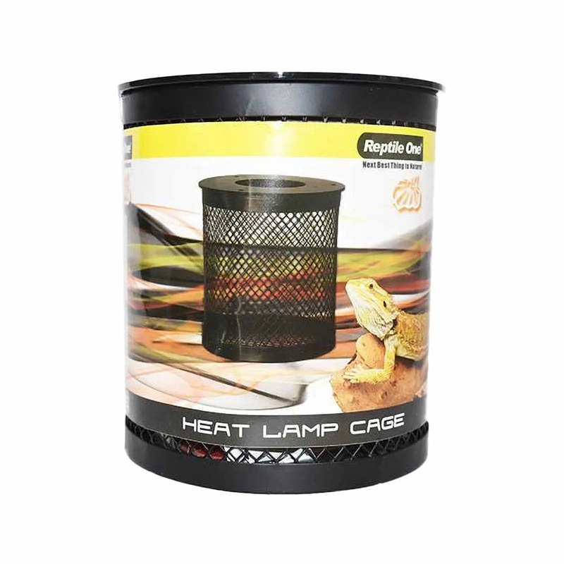 Reptile One Internal Heat Lamp Holder with Cage