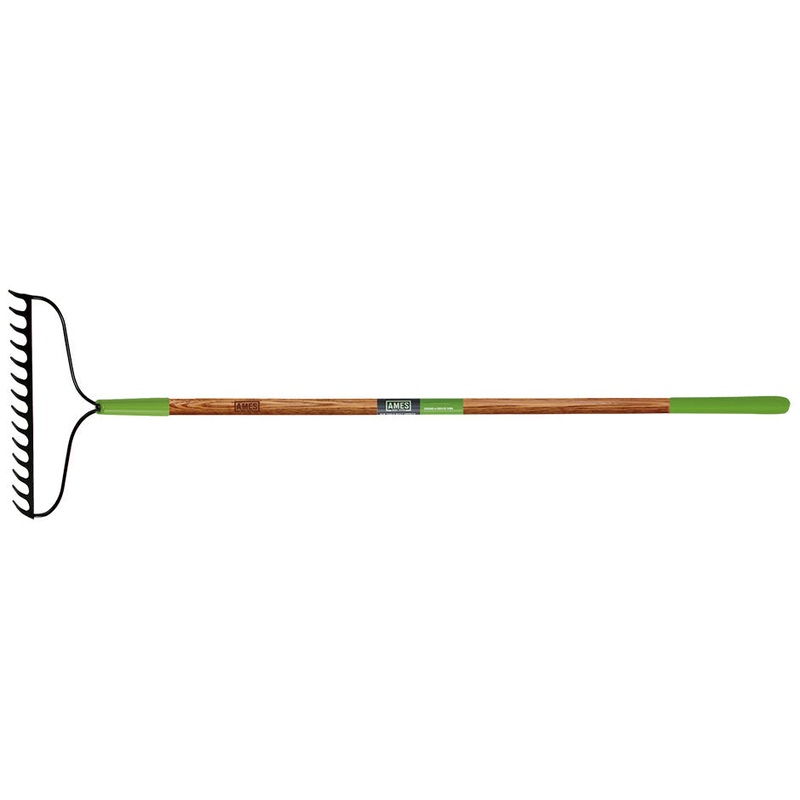 AMES 16-TINE WELDED BOW RAKE 63 height  15.75 width  2.75 depth