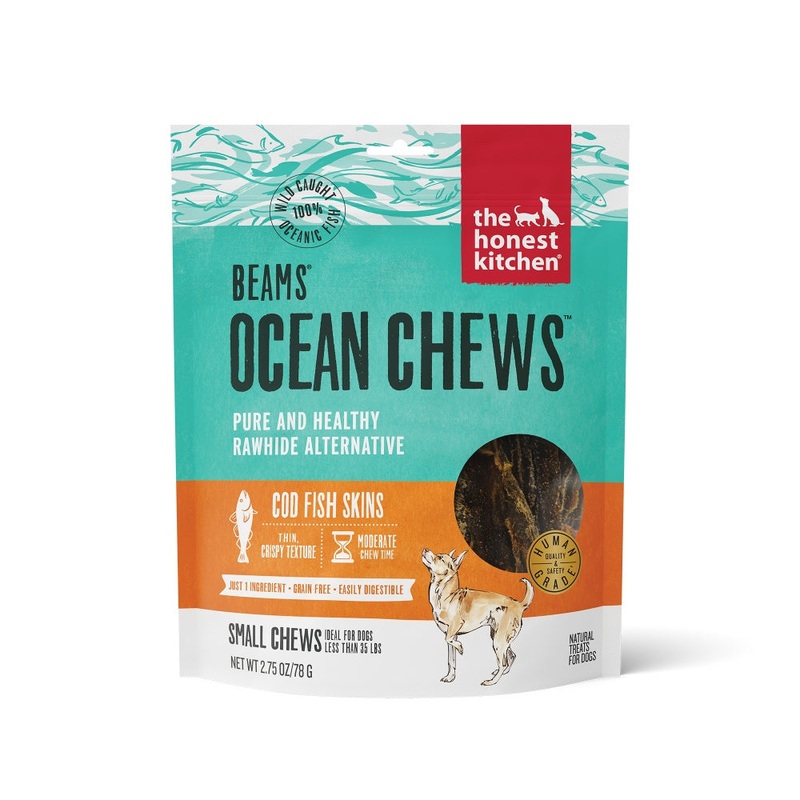 Beams Grain-Free Small Ocean Chews Cod Skin Dog Treats 2.75 oz