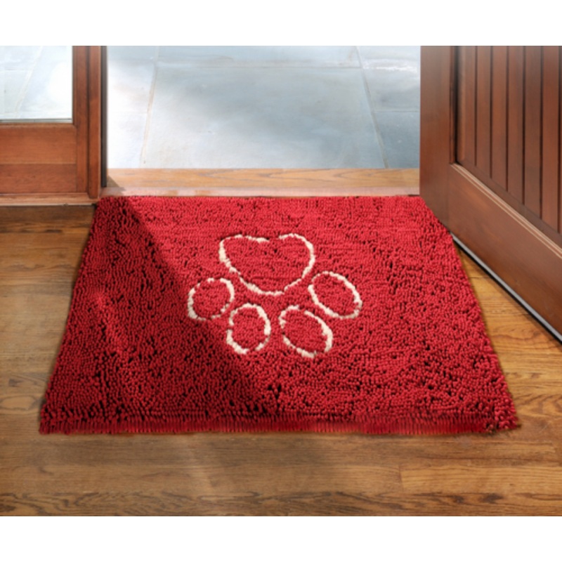 Dog Gone Smart Dirty Dog Large Doormats (35 x 26 Maroon)