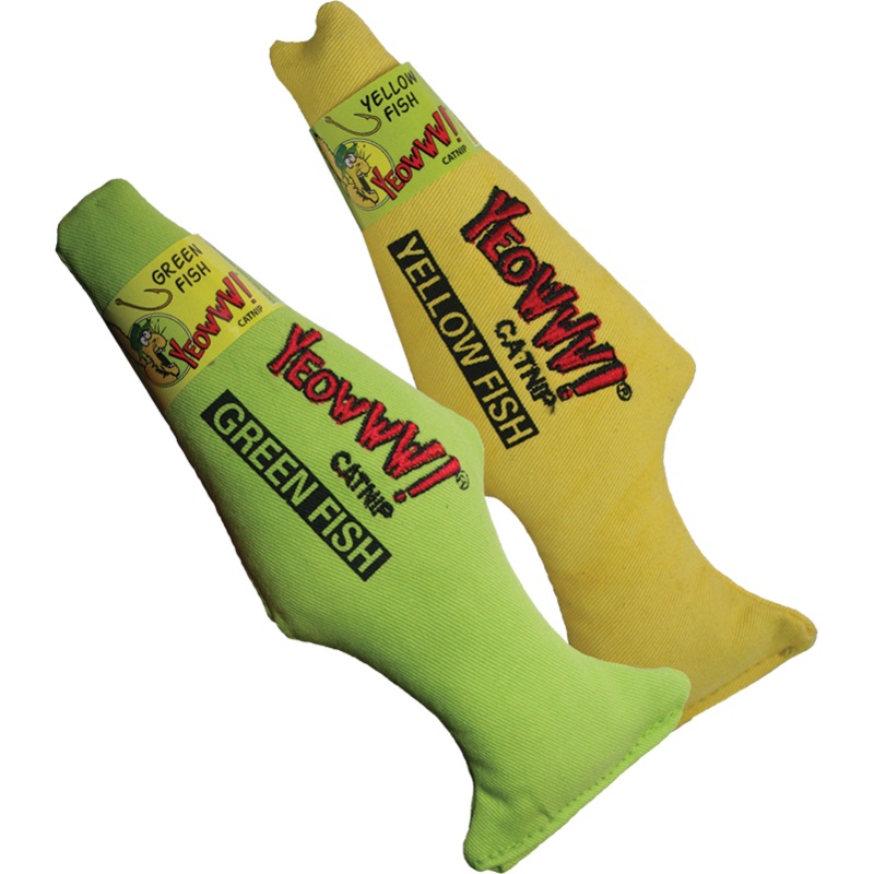 Ducky World YEOWWW! GREEN AND YELLOW FISH Yellow