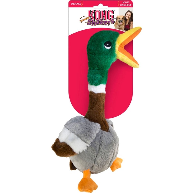 KONG SHAKERS HONKERS DUCK SM GRAY