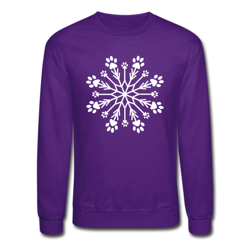 Paw Snowflake Classic Sweatshirt forest green S