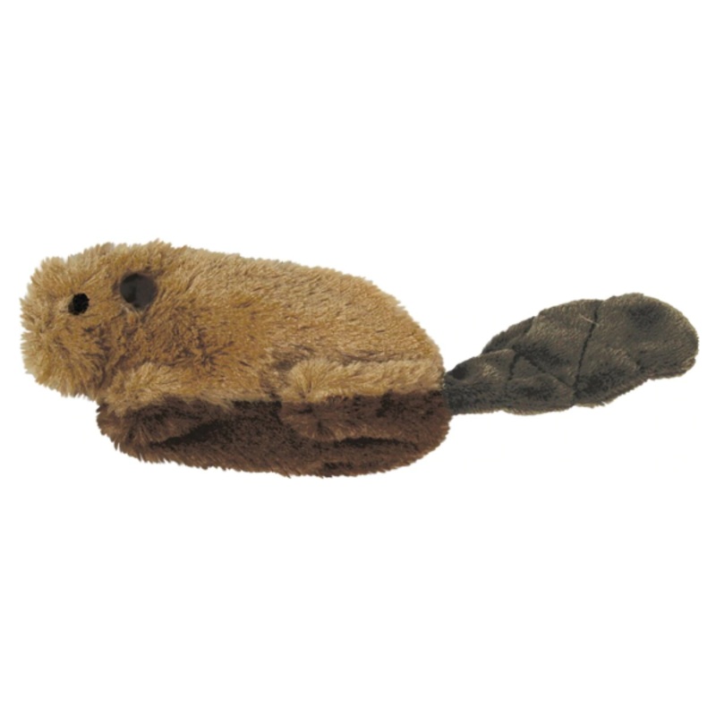 Refillable Beaver Catnip Cat Toy 4 in x 2.5 in