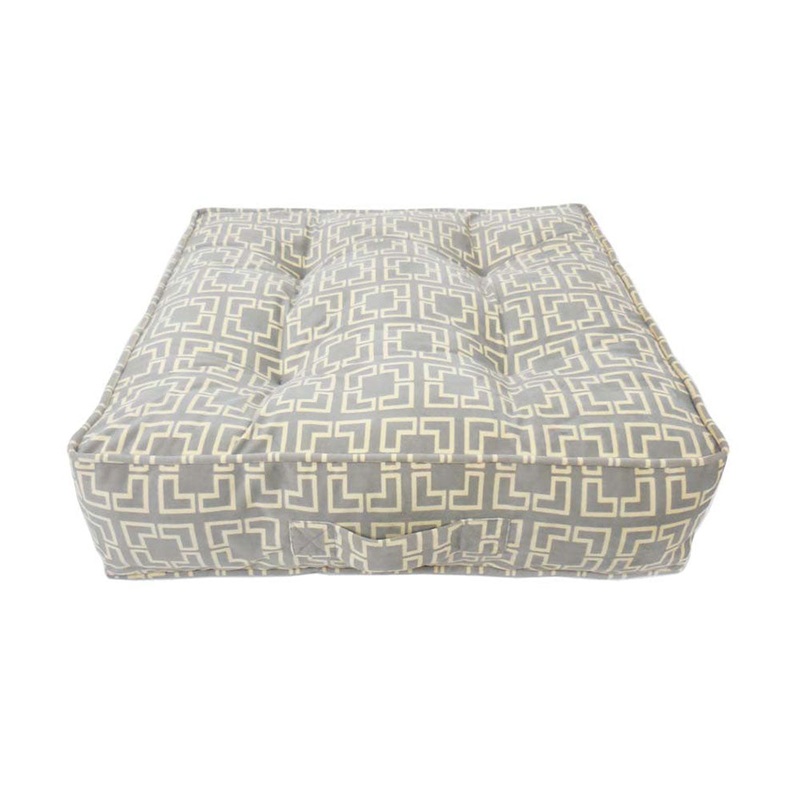 Rover Rest Sadie Sleep Square Dog Bed Grey 34 X 34 X 7 Inch