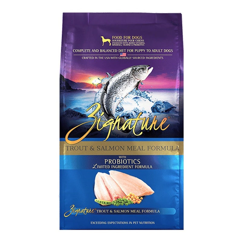 Zignature Trout & Salmon Dry Dog Food 4lb